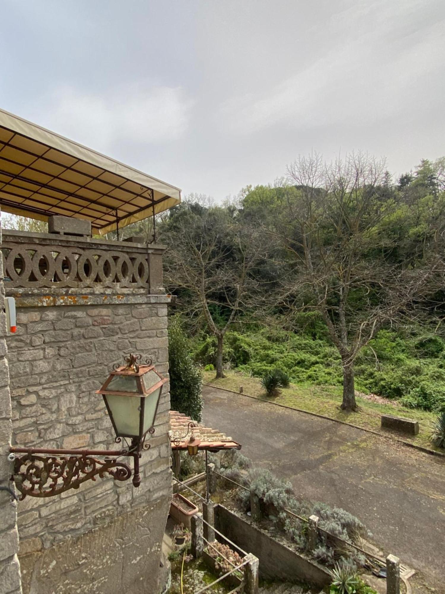 ヴィテルボ Il Castelletto Della Palanzanaヴィラ エクステリア 写真